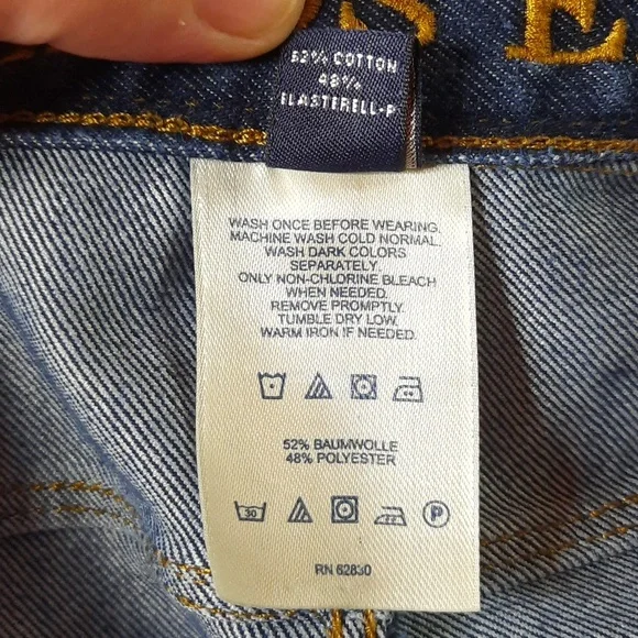 Lands' End Women's Blue Jeans - Picture 7 of 7